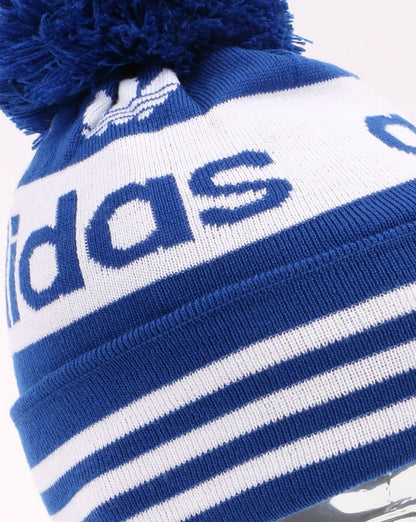 Adidas Originals Jacquard Bobble Hat Beanie Blue