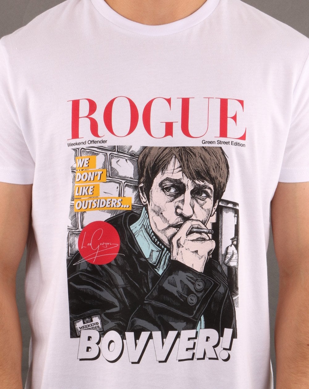 Weekend Offender Rogue Bovver T-shirt White