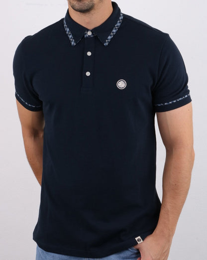 Pretty Green Cheadle Ganton Polo Shirt Blue