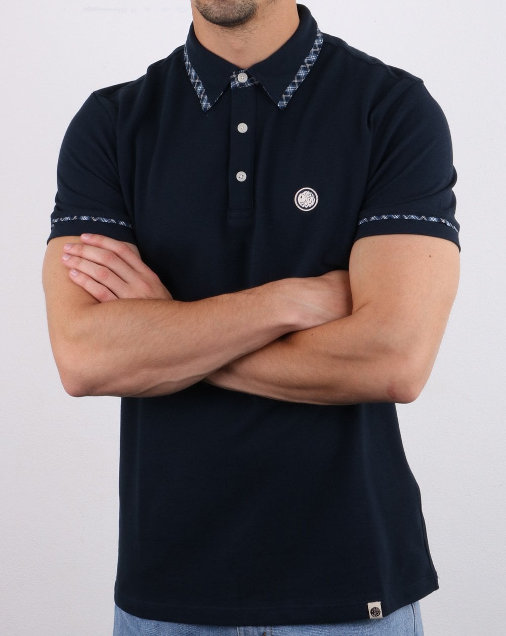Pretty Green Cheadle Ganton Polo Shirt Blue
