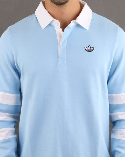 Adidas Originals Rugby Shirt Sky-White