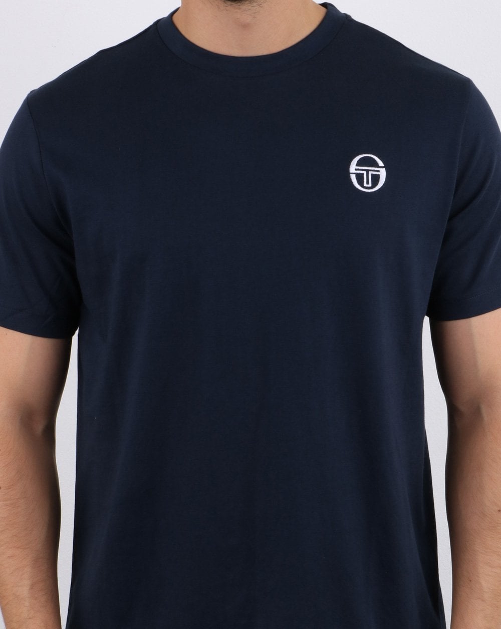 Sergio Tacchini Essentials T Shirt Navy/White