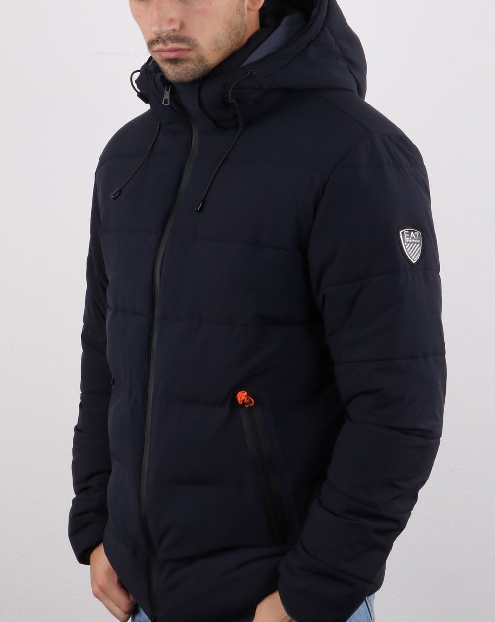 Emporio Armani EA7 Bomber Jacket Night Blue