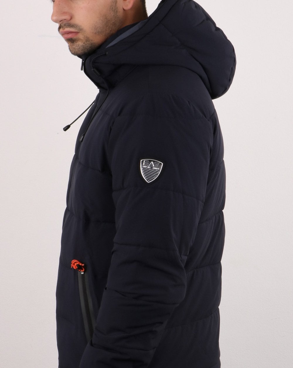 Emporio Armani EA7 Bomber Jacket Night Blue