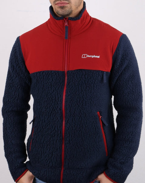 Berghaus Syker Fleece Jacket Navy/Red