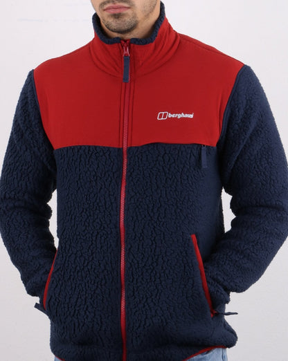 Berghaus Syker Fleece Jacket Navy/Red