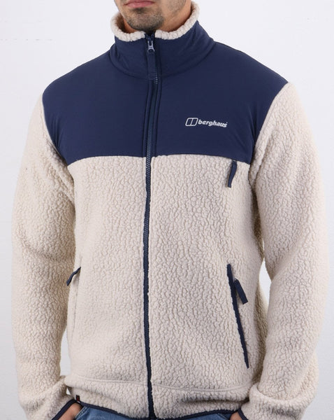 Berghaus Syker Fleece Jacket Oatmeal/Navy