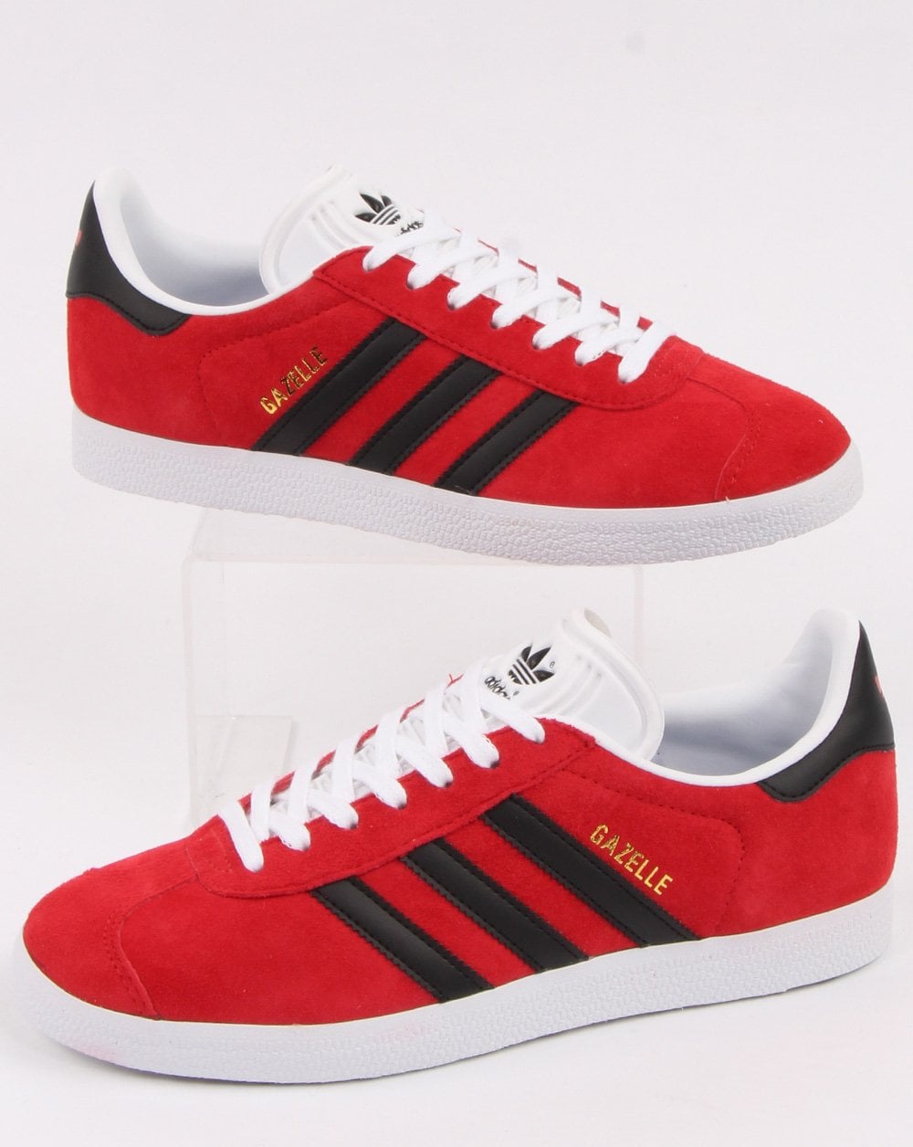 Adidas Gazelle Trainers Red/Black