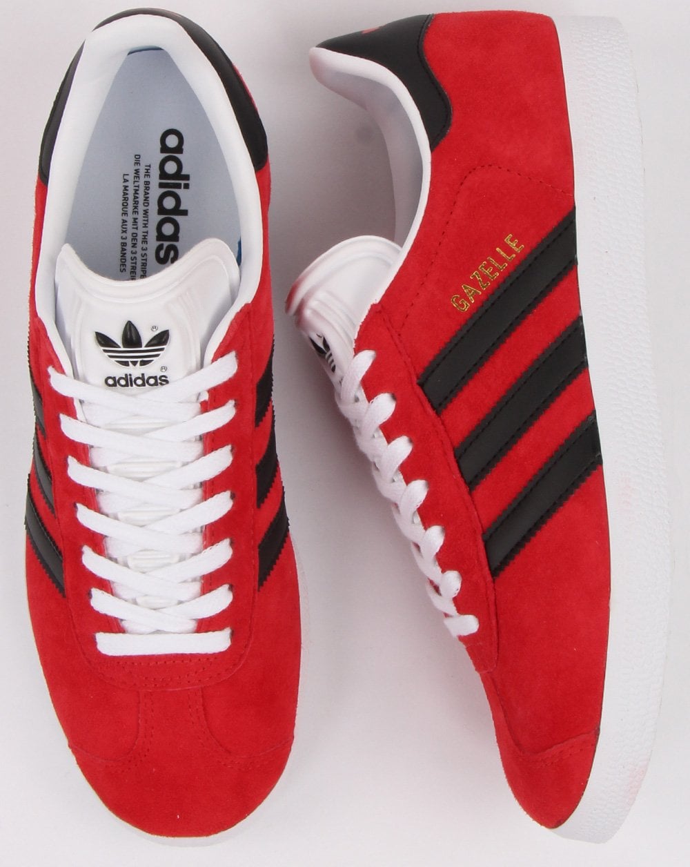 Adidas Gazelle Trainers Red/Black