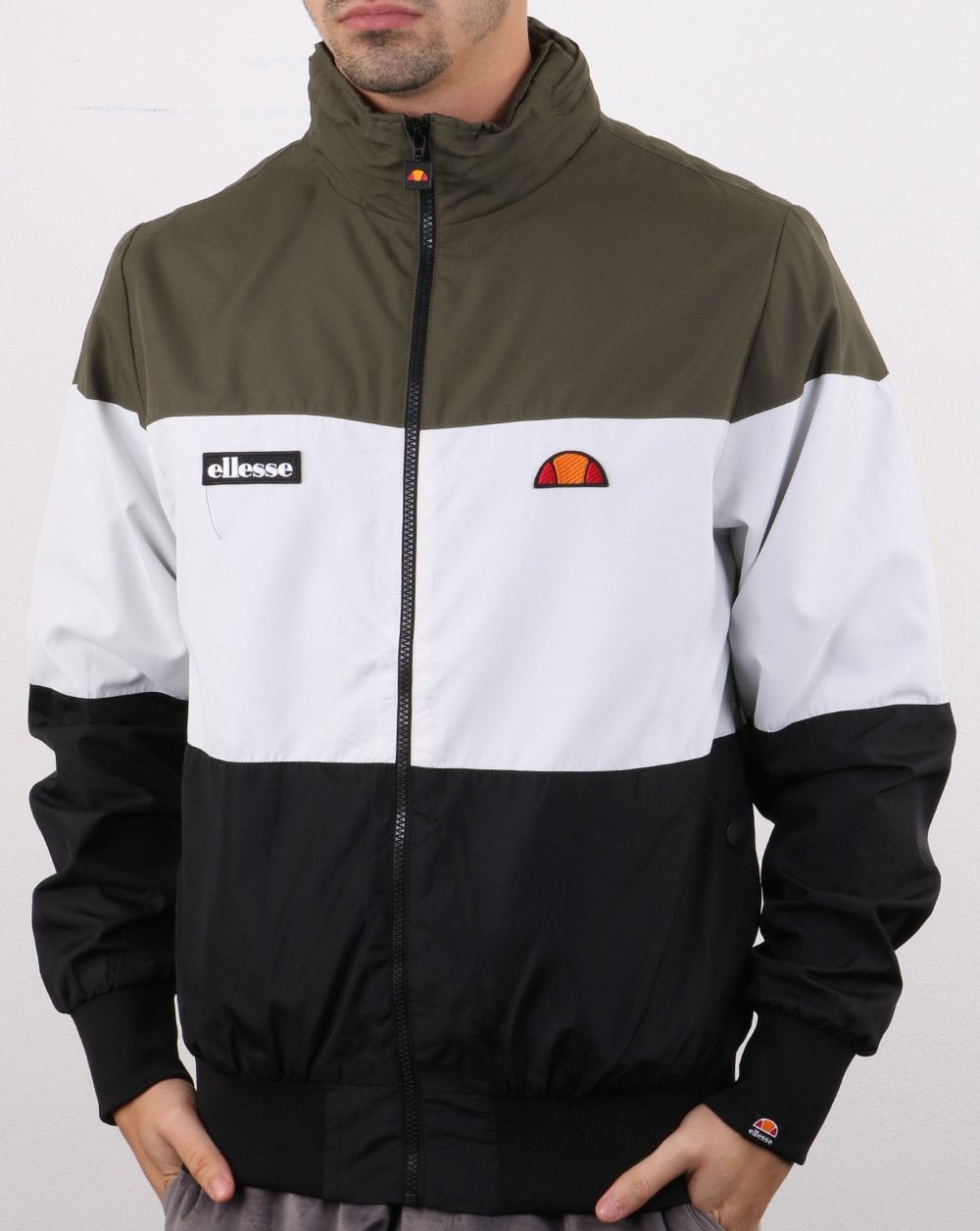 Ellesse Tri Col Jacket Khaki