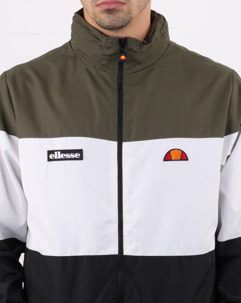 Ellesse Tri Col Jacket Khaki