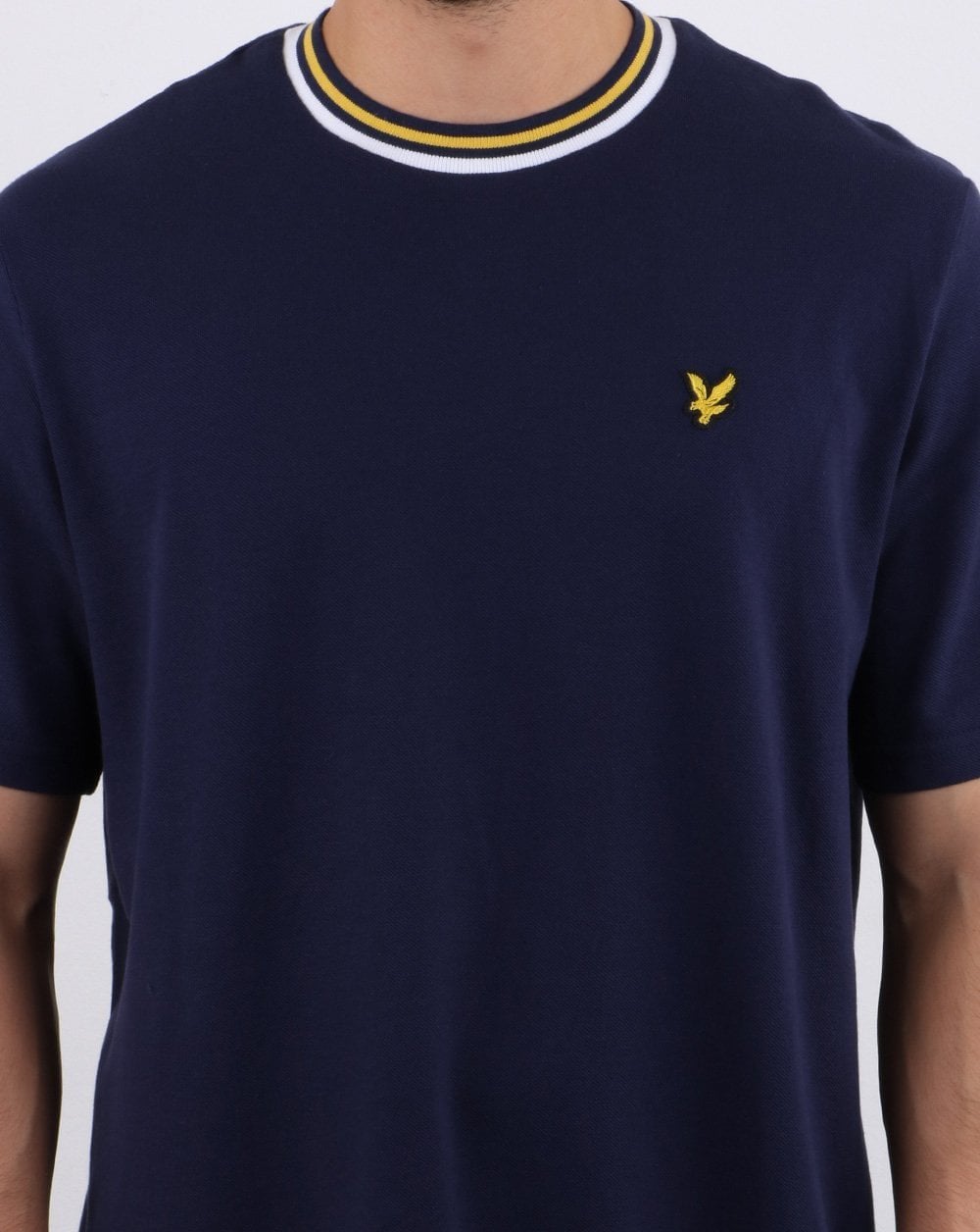 Lyle And Scott Multi Rib T-shirt Navy