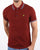 Lyle And Scott Tipped Slim Fit Polo Shirt Claret/Sky Blue