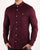 Lyle And Scott Slim Fit Poplin Shirt Burgundy