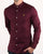 Lyle And Scott Slim Fit Poplin Shirt Burgundy