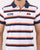 Ellesse Dual Stripe Polo Shirt White