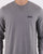 Barbour International Long Sleeve Logo Tee Grey