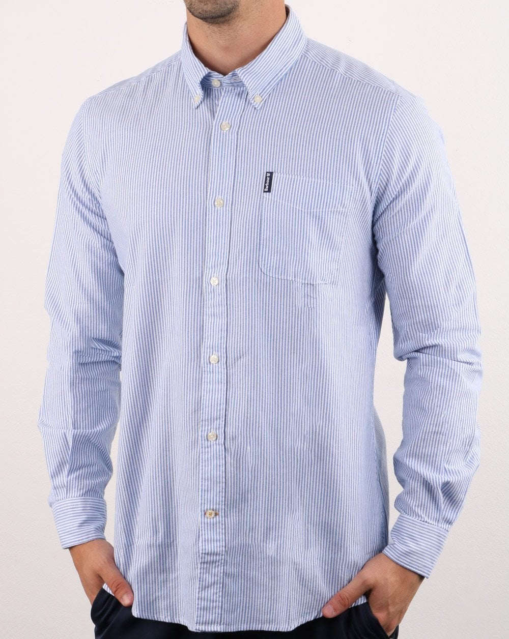 Barbour Stripe Shirt Blue