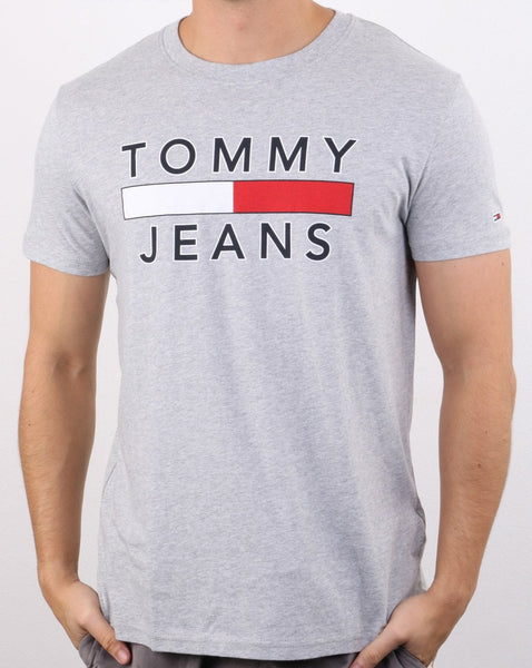 Tommy Hilfiger Logo T-shirt Light Grey