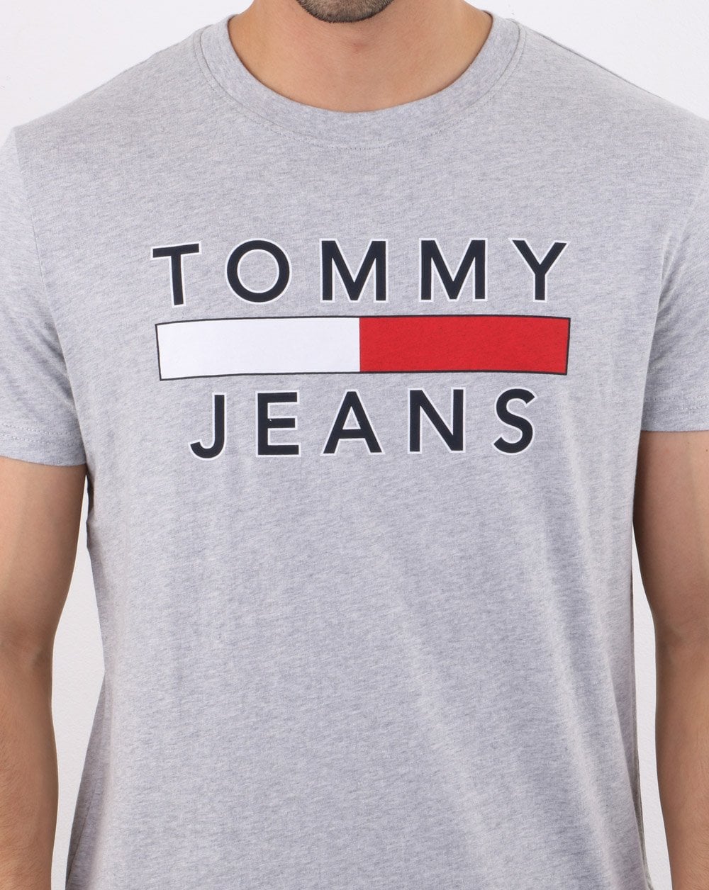 Tommy Hilfiger Logo T-shirt Light Grey