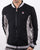 Fila Vintage Mk1 Settanta Track Top Black/Frost Grey/White