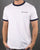 Tommy Hilfiger Ringer T-Shirt White and Navy