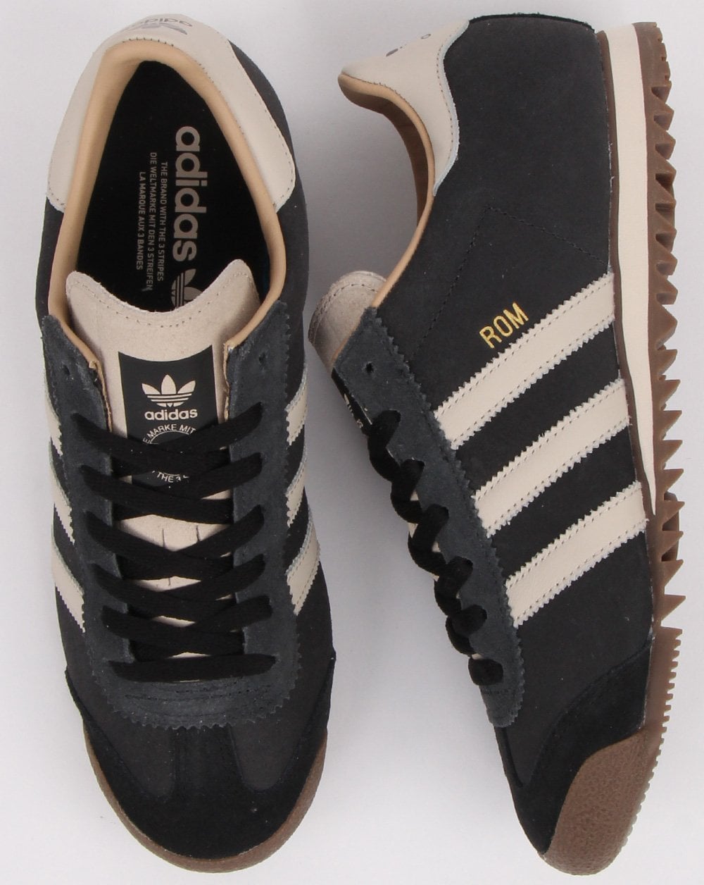 Adidas Rom Trainers Vintage Black