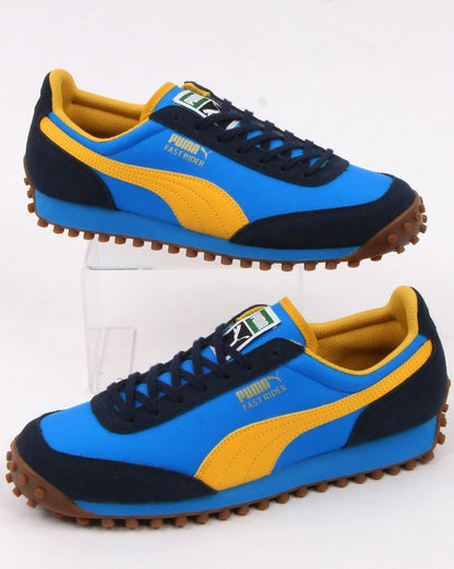 Puma Fast Rider Trainer Blue/Yellow