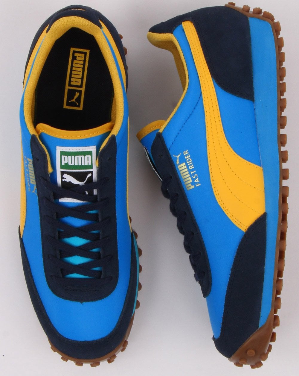 Puma Fast Rider Trainer Blue/Yellow