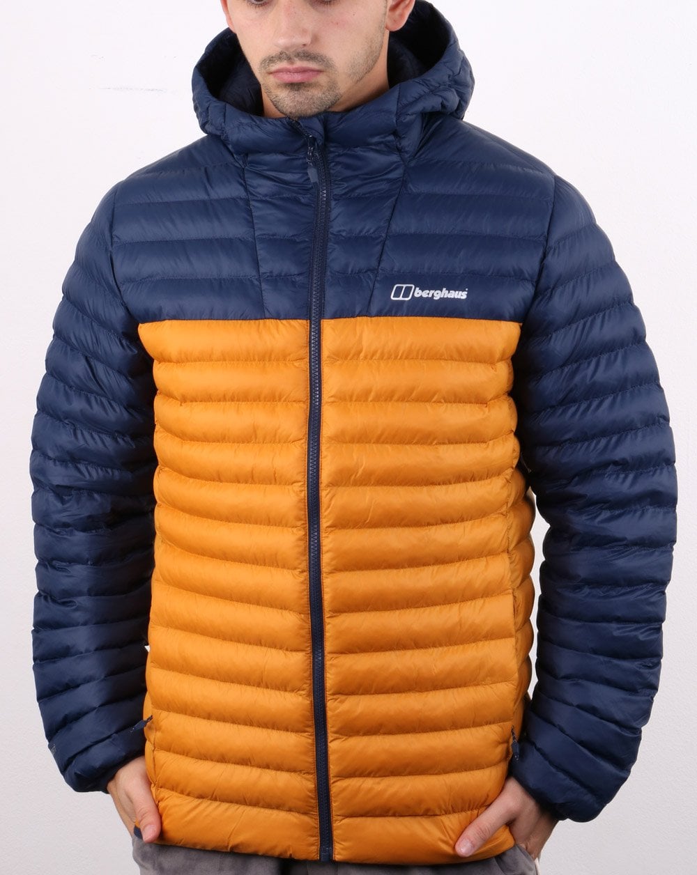 Berghaus Vaskye Jacket Navy and Yellow