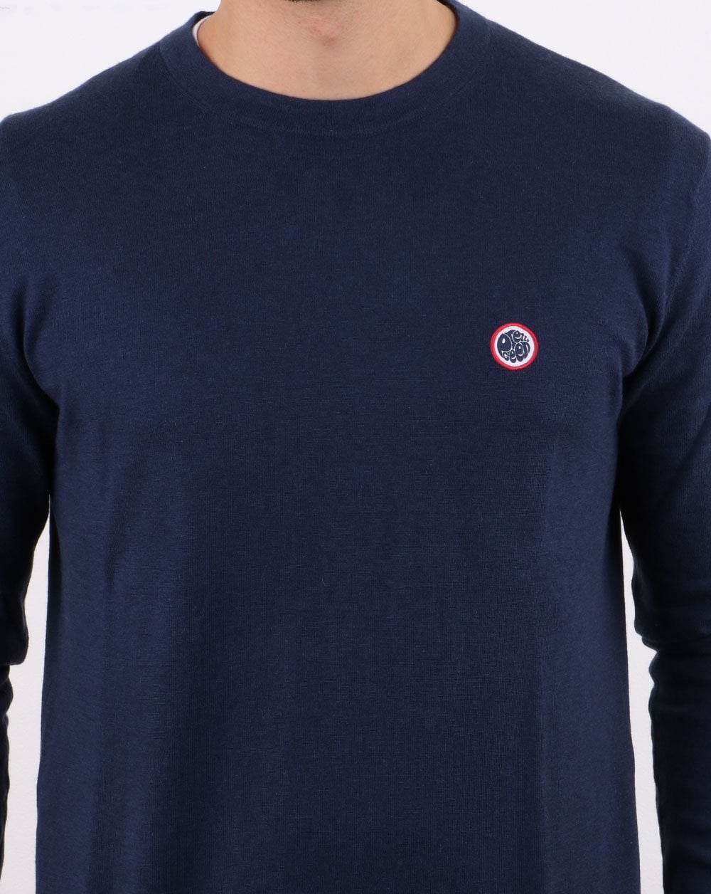 Pretty Green Hinchcliffe Crew Neck Jumper Navy