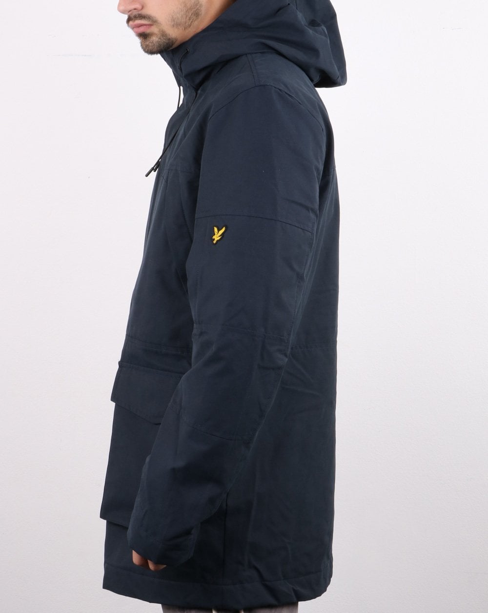 Lyle And Scott Panelled Jacket Navy