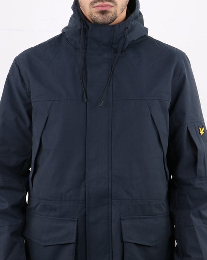 Lyle And Scott Panelled Jacket Navy