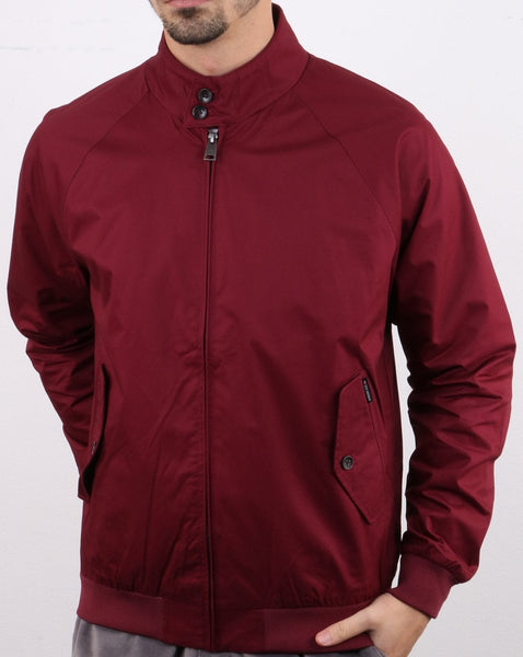 Ben Sherman Harrington Jacket Burgundy