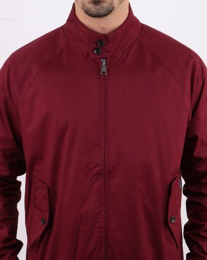 Ben Sherman Harrington Jacket Burgundy