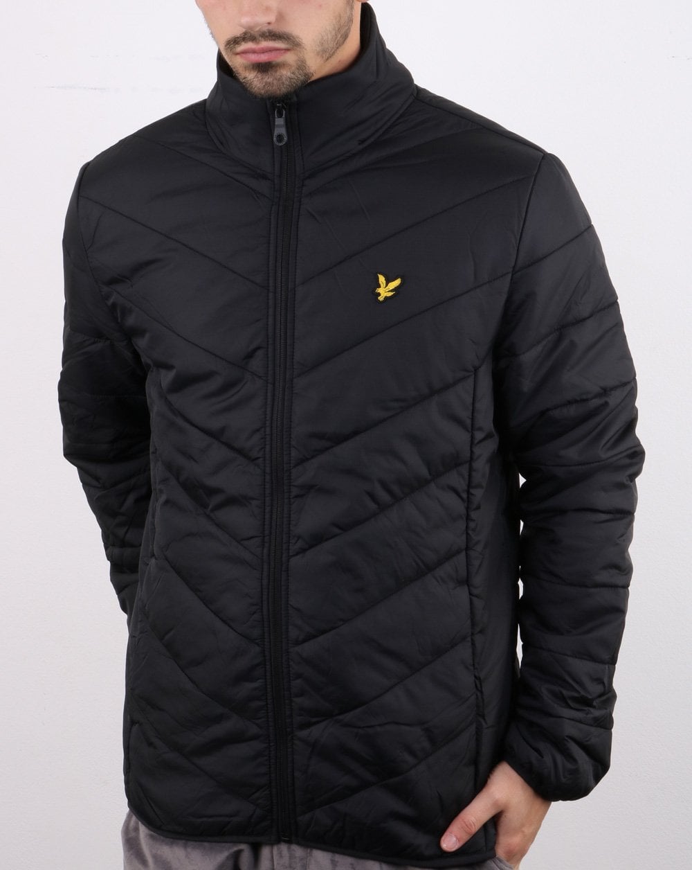 Lyle And Scott Puffer Jacket Black