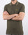 Lyle And Scott Tipped Slim Fit Polo Shirt Olive/white