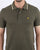 Lyle And Scott Tipped Slim Fit Polo Shirt Olive/white
