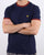 Lyle And Scott Ringer T Shirt Navy/Burgundy