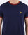 Lyle And Scott Ringer T Shirt Navy/Burgundy