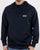 Barbour International Pop Over Hoodie Navy