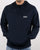 Barbour International Pop Over Hoodie Navy