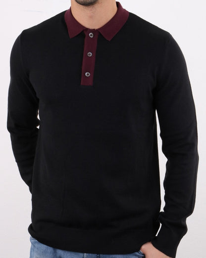 Barbour Alness Polo Shirt Black