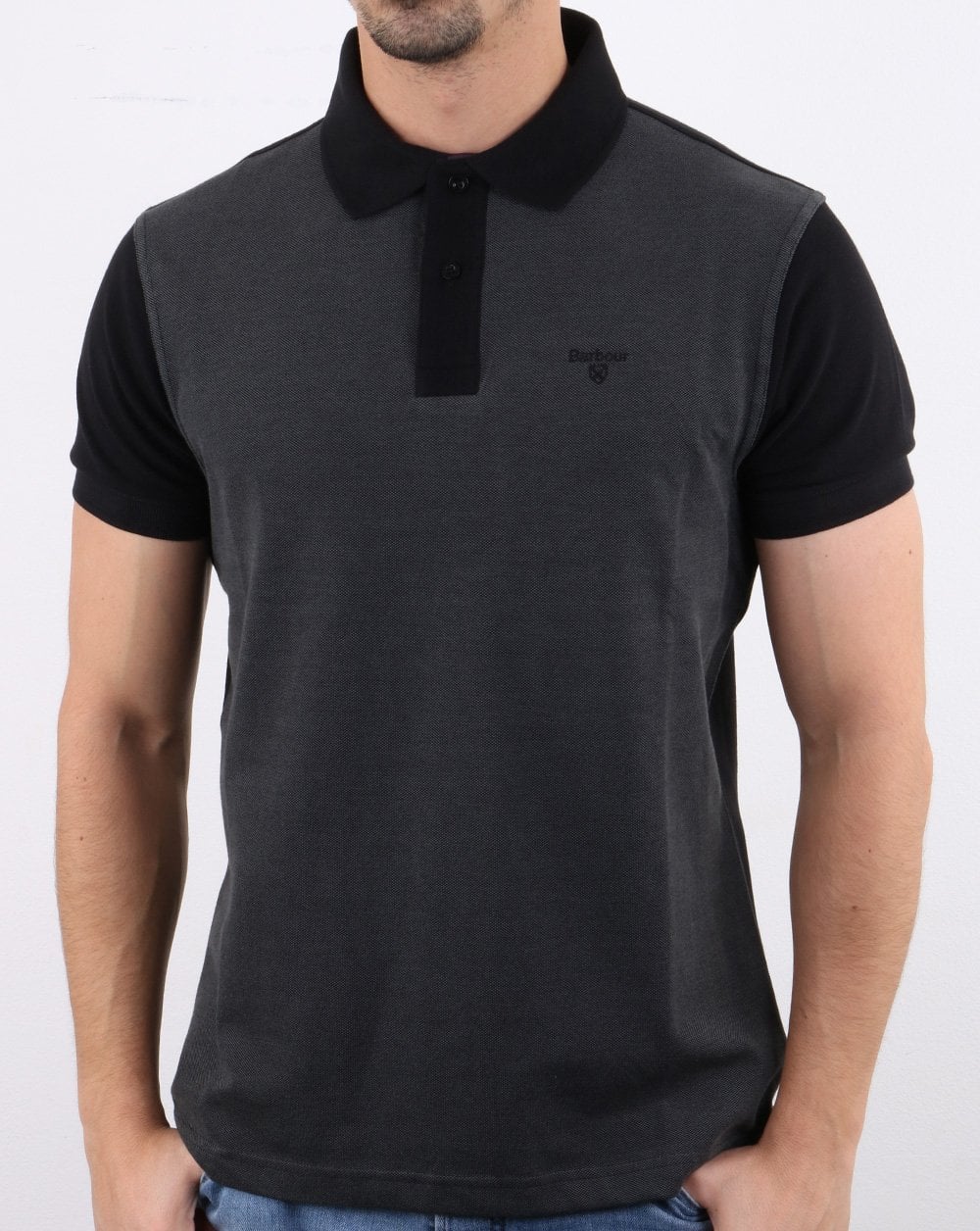 Barbour Bonar Polo Shirt Black