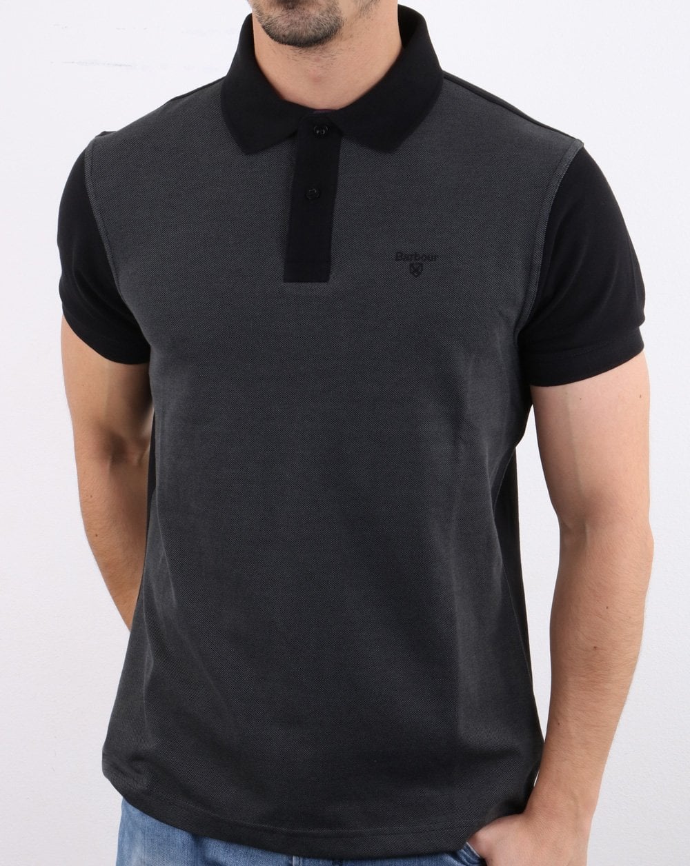 Barbour Bonar Polo Shirt Black