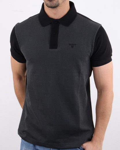 Barbour Bonar Polo Shirt Black
