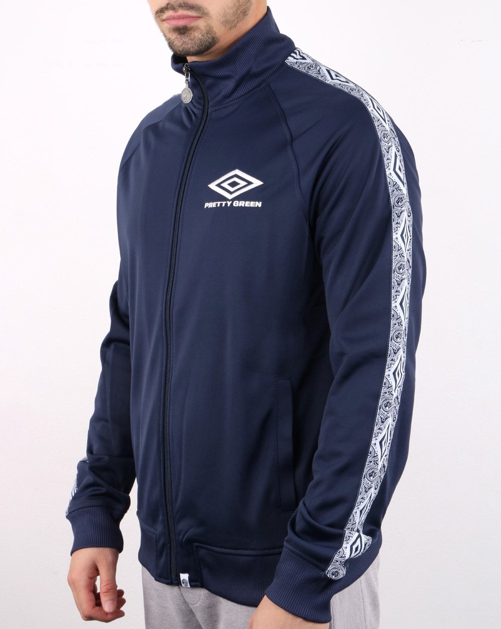 Pretty Green Umbro Track Top Navy