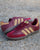 Adidas Samba Og Ft Trainers Burgundy/Gold
