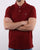 Gant Pique Rugger Polo Deep Red