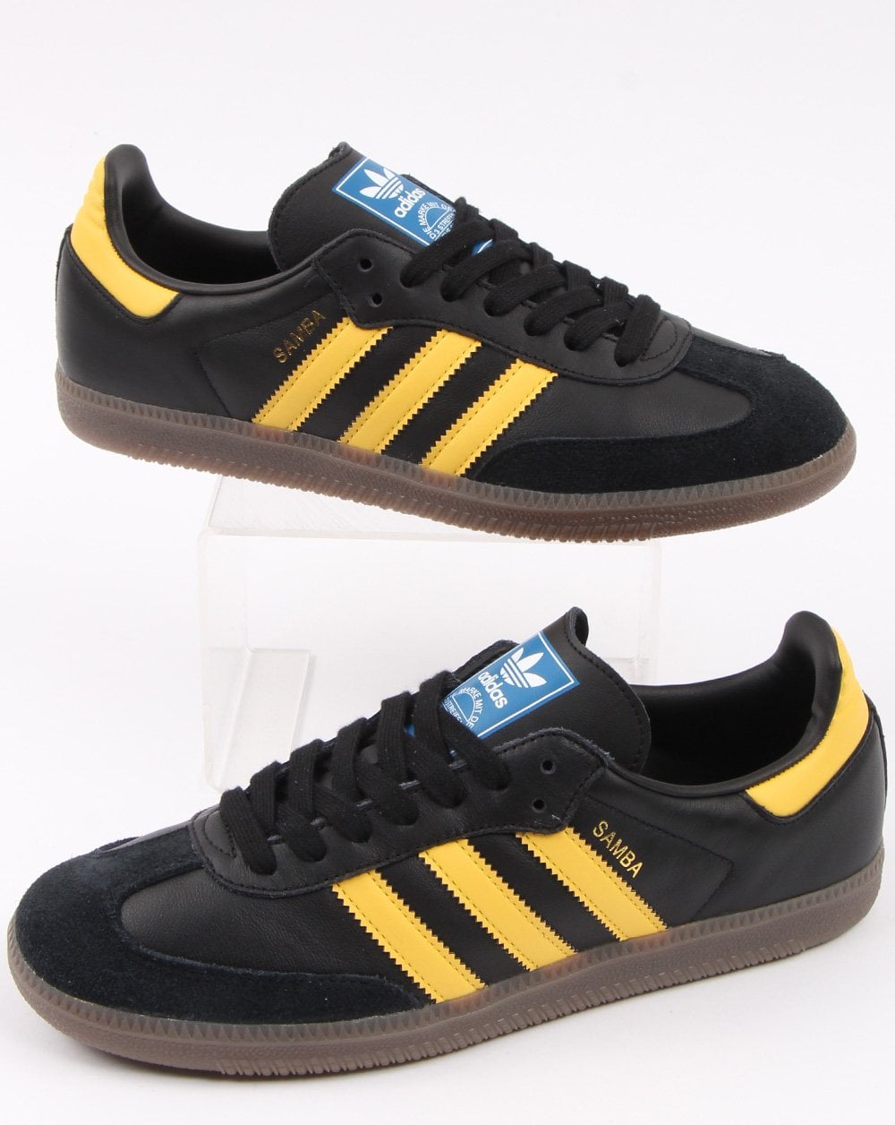 Adidas Samba Og Trainers Black/Yellow